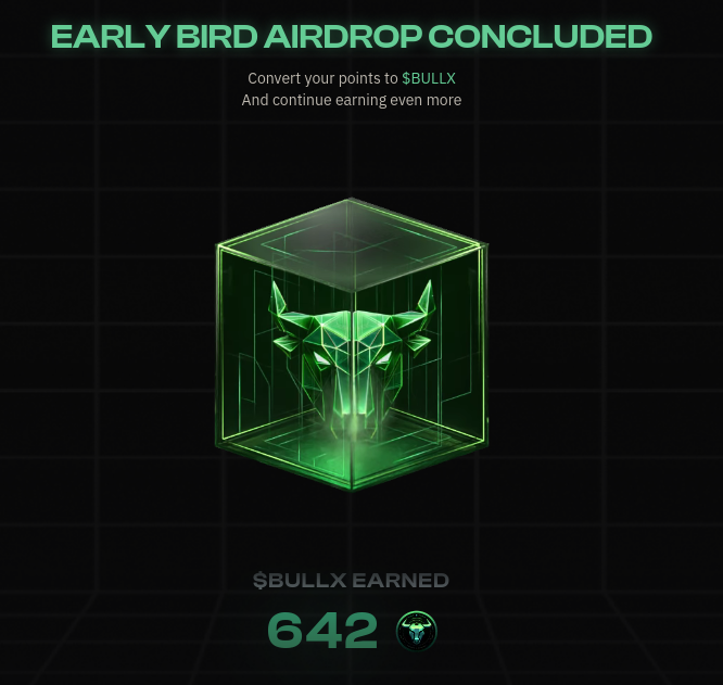 0xNoxo's tweet photo. I just got my $BULLX phase 1 airdrop !

Now it's time for phase 2; 85'000'000 $BULLX left to be airdropped.

Skip ahead of the queue using my ref link and FARM FARM FARM !
https://t.co/pNGwOax1Zu

@bullx_io what's the secret event 👀👀👀 https://t.co/0yazwJYbG1
