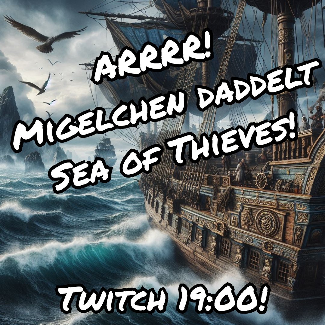 migelchen's tweet photo. ARRR, die See ruft uns! Die "FischerNetts Friends" unterwegs in Sea of Thieves! *PLÜM* 🍻🤓
Twitch:
https://t.co/jSl5gSYAQf
#Seaofthieves #Twitch #Streamer #segeln #community #Gilde #gaming #Deutschland #Piraten #DasNettWerk #FischerNettsFriends https://t.co/1xA9FlNaFt