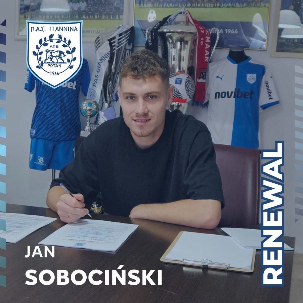 _bmg_sport's tweet photo. 🆕💥✍🏻 Jan Sobociński na kolejny rok w @PASGianninaFC ✅🇬🇷
Gratulujemy i powodzenia 👏🏻
📸PAS Giannina FC
#BMGSPORT #QUALITY #PASGiannina #Sobocinski #NowyKontrakt #BMG https://t.co/kaP3zHLeaV