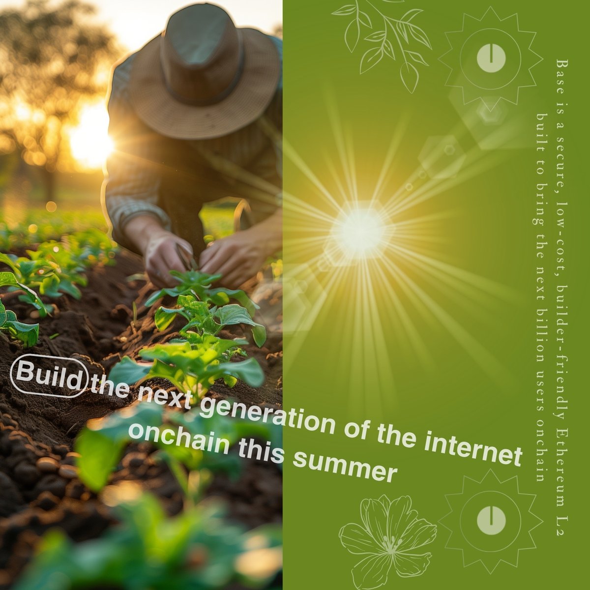 AycanMorcan's tweet photo. Build the next generation of the internet onchain this summer https://t.co/ywTnZZrWO8