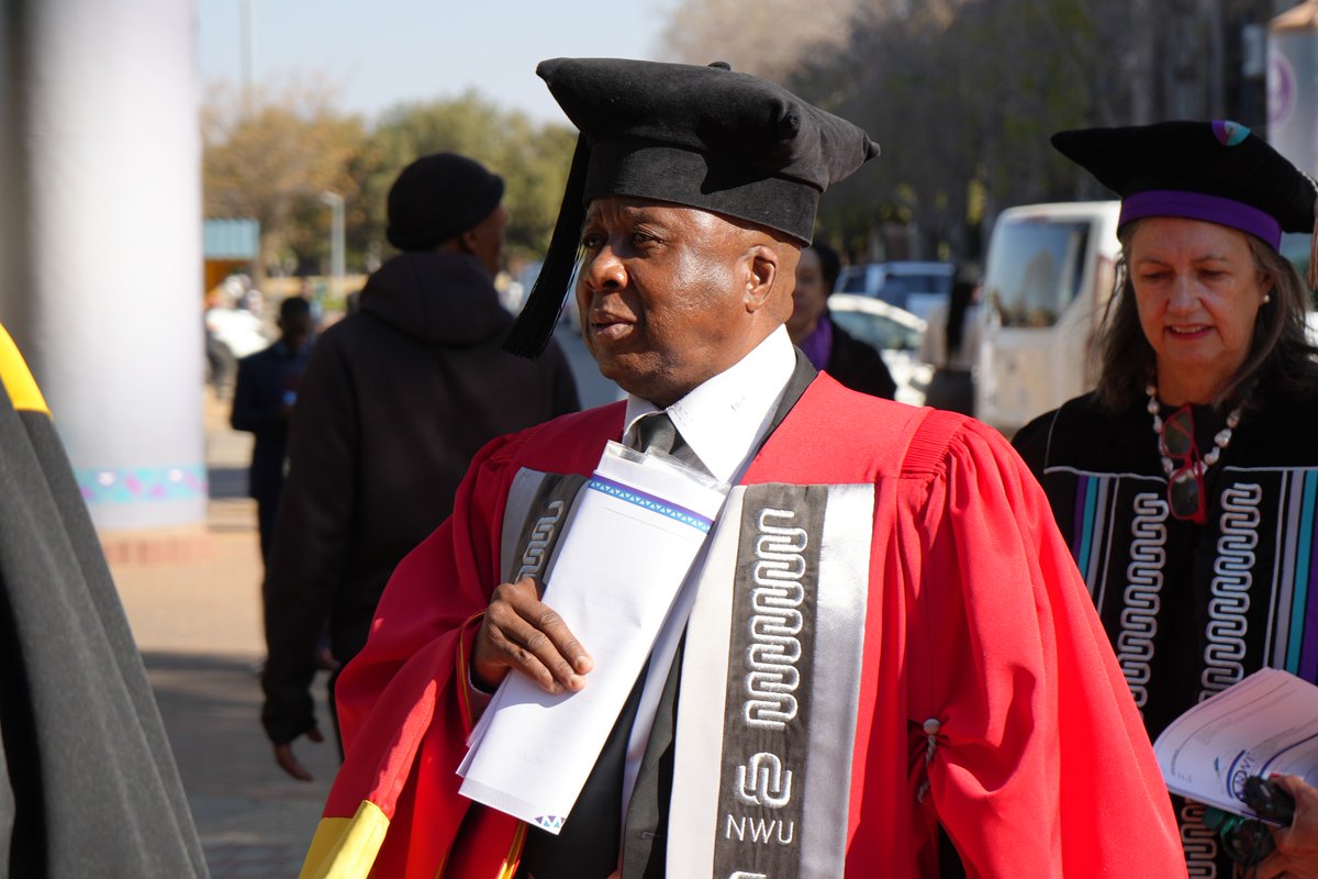 theNWU's tweet photo. Today marks the start of our Winter graduation ceremonies, and we're proud to share that Masego Ezekiel 'Easy' Matjila is about to receive his Honorary Doctorate and become part of the NWU family! His contributions to the South African broadcasting space are remarkable!

#MyNWU https://t.co/2smu5dreGD