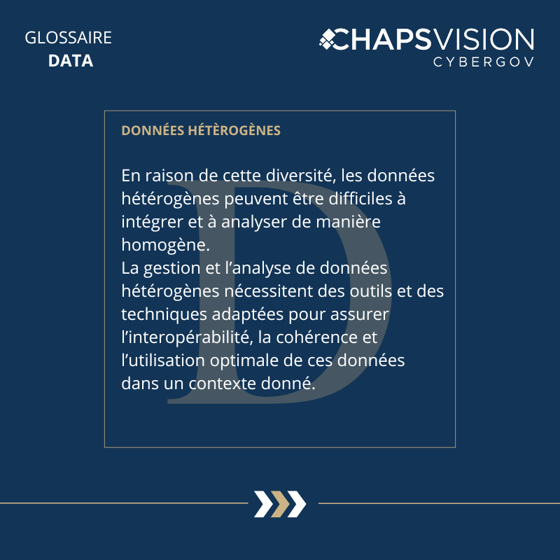 ChapsCybergov's tweet photo. [#DicoChaps] #DonnéesHétérogènes

L'analyse d'un grand nombre de données hétérogènes ne peut se faire qu'au travers de solutions logicielles d'analyse de données massives.

➡ Pour découvrir ces solutions :