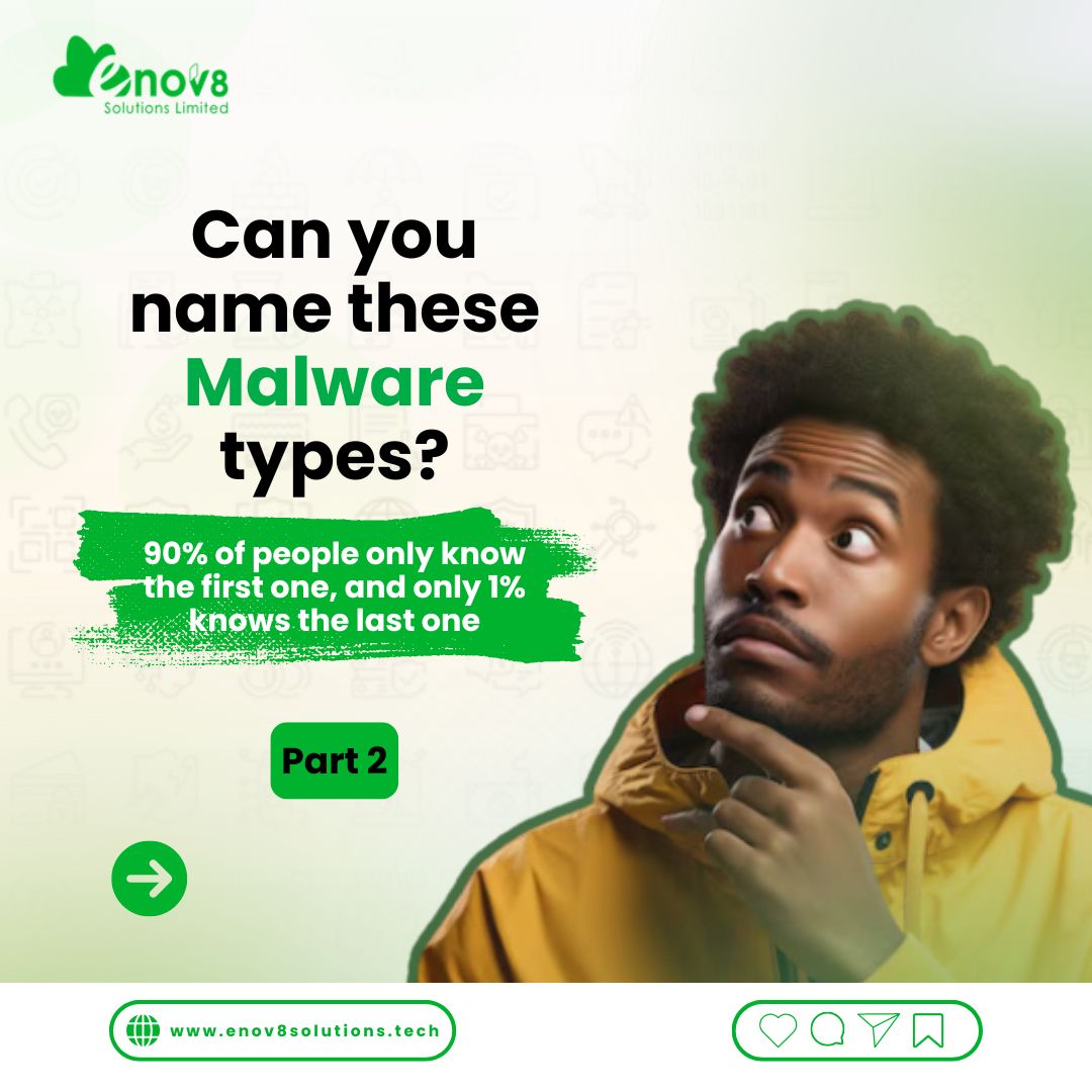 Enov8Solutions's tweet photo. Can you name these malware types? Part 2
✅ Zero Day Exploit
✅ Bootkit
✅ Polymorphic Malware
✅ Crypto-Jacking
✅ Steganography Malware

Inspired by @devfuzion

#crypto #cryptojacking #malware #cindy #cybersecurity #infosec #N640k #badusb #bruteforce #blord #enov8solutions https://t.co/OLYqkUqrnO