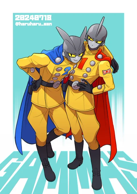 空き時間でちょこっと描いてたら 「あ、ガンマだ」 と、生徒にバレた落書き