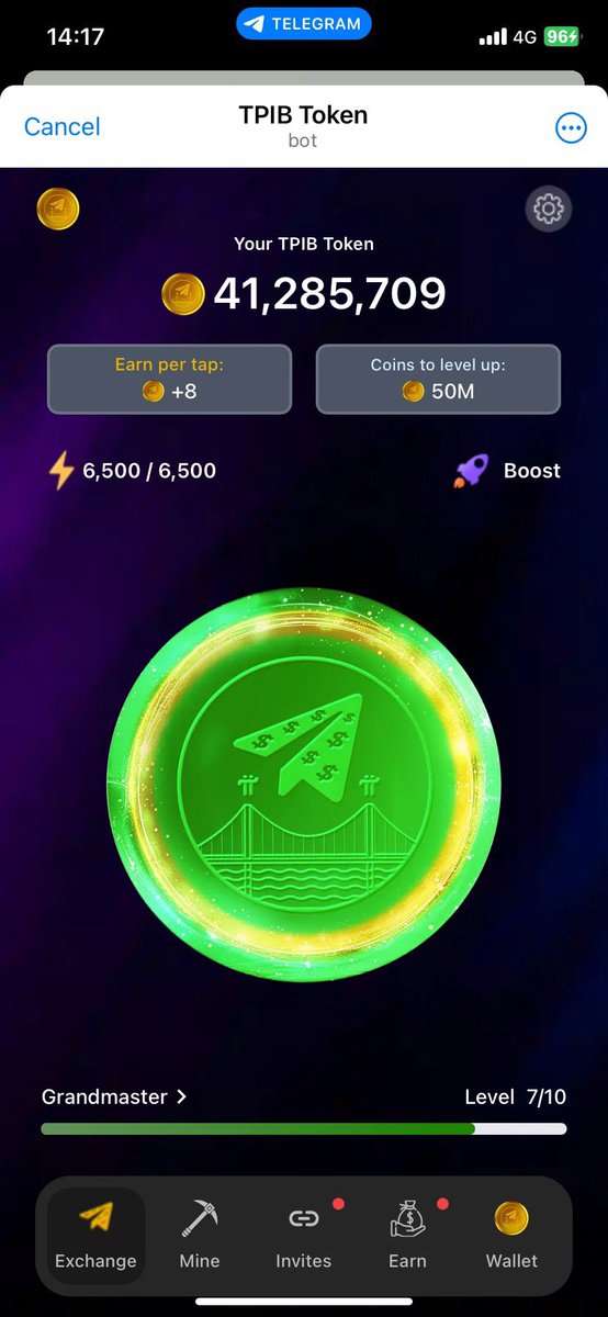 🚀 JOIN THE TPIB TOKEN BOT NOW - MINE FREE COINS ON #TELEGRAM! 🚀

🔗 Link: t.me/TPIBTap_Bot

📢 Why You Can't Miss This❔

1️⃣ #PiBridge Guarantee: Backed by a top #exchange with tons of experience in the crypto world.
2️⃣ Totally #Free: Super easy coin mining with zero