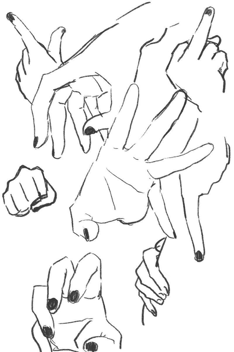 俺は雰囲気で手を描いている 