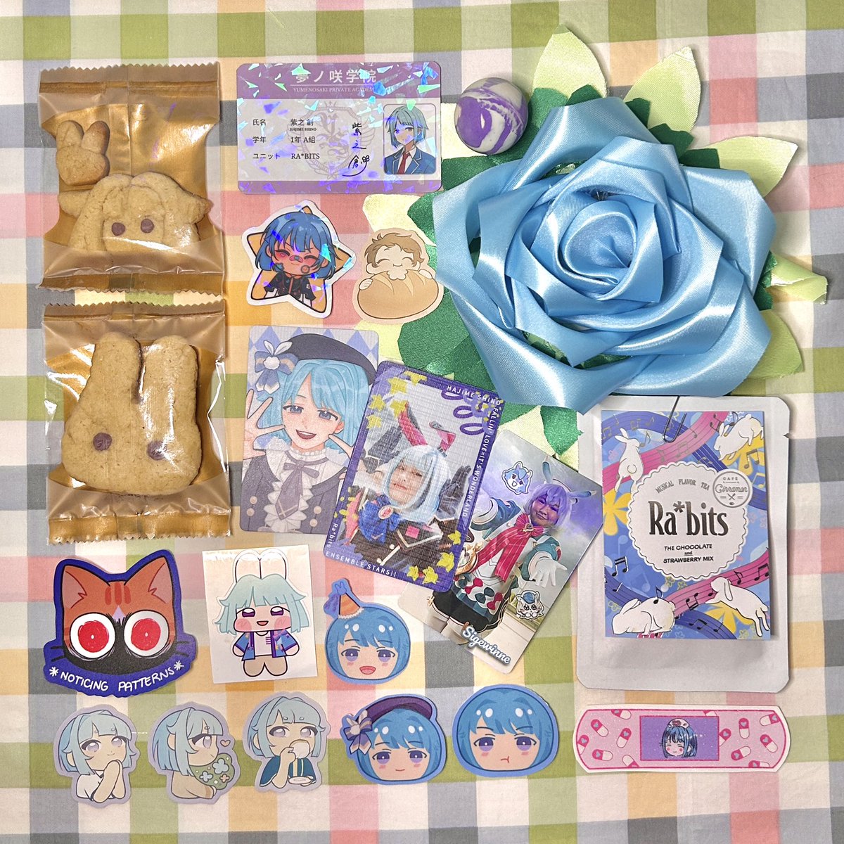 BUNBEARiE's tweet photo. my #ShinononDay24 goodies! 

it's so rewarding to see everyone's hard work come together, maybe i'm biased lol but this is my favorite set of cse merch ever 🩵

i also got so many freebies and gifts from new and old friends, thank you! https://t.co/JMCm0KNmfz
