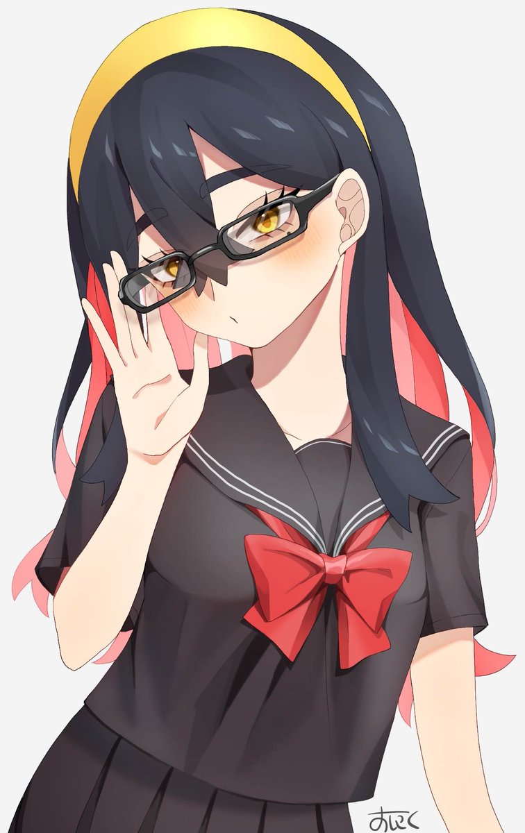 oniku_ucha's tweet photo. メガネすがたのゼイユ https://t.co/CTqQ7M2Ztm