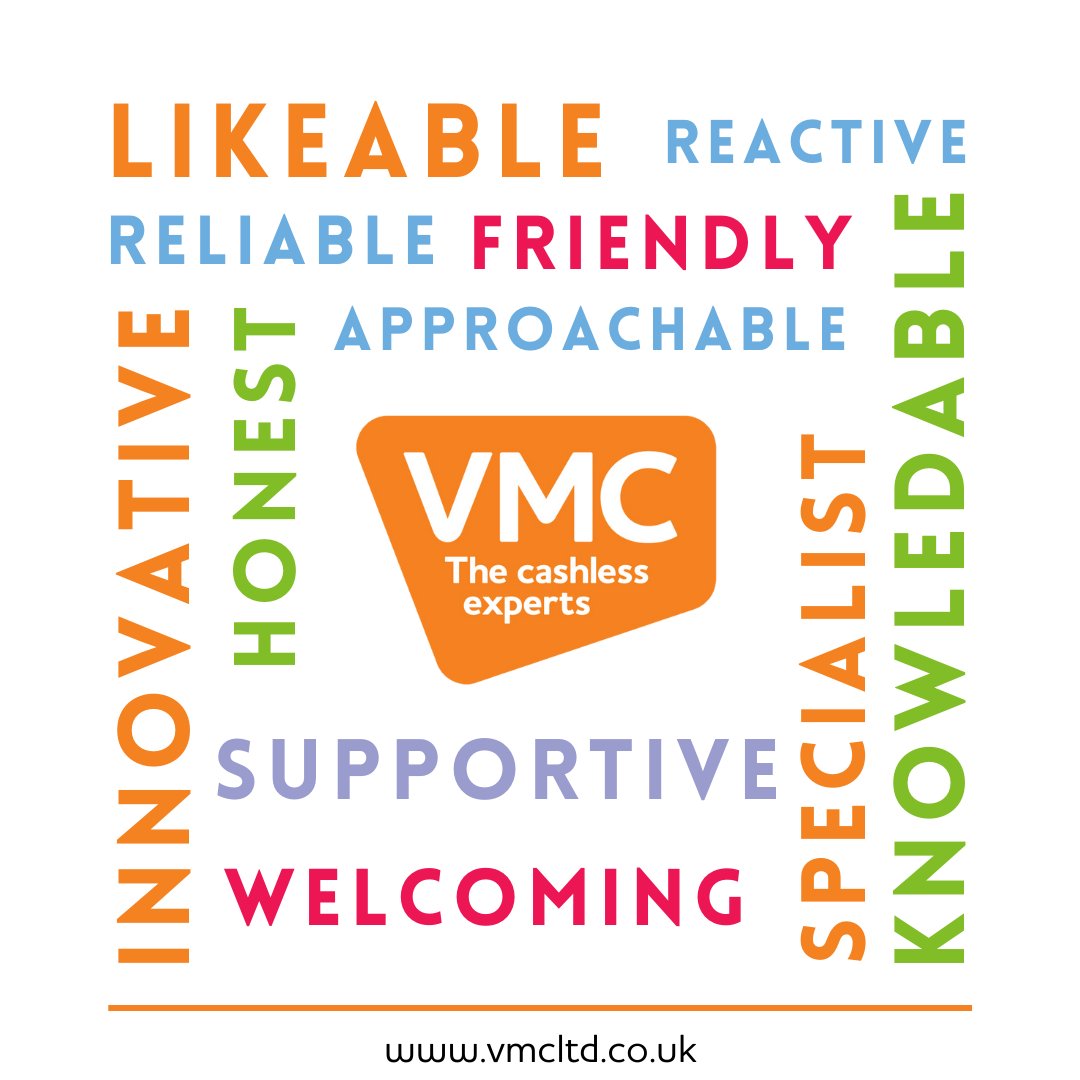 We love to hear what our people think of us so we recently asked our customers to describe VMC's brand personality in their own words and here are a few of the words they used. Their insights not only validate our efforts but also guide us on our path to continuous improvement.