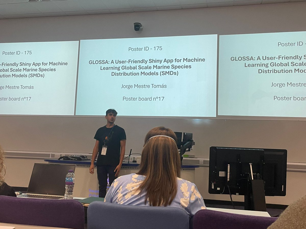 iMARES_group's tweet photo. This week at #ISEC2024 Conference 🌍, Alba F. and Jorge M. presented their groundbreaking research on Species Distribution Models (SDMs) at a global scale 📊. 
Their work is a significant contribution to the #ProOceans project 🌊!

@ICMCSIC https://t.co/hoOW1BKLu7