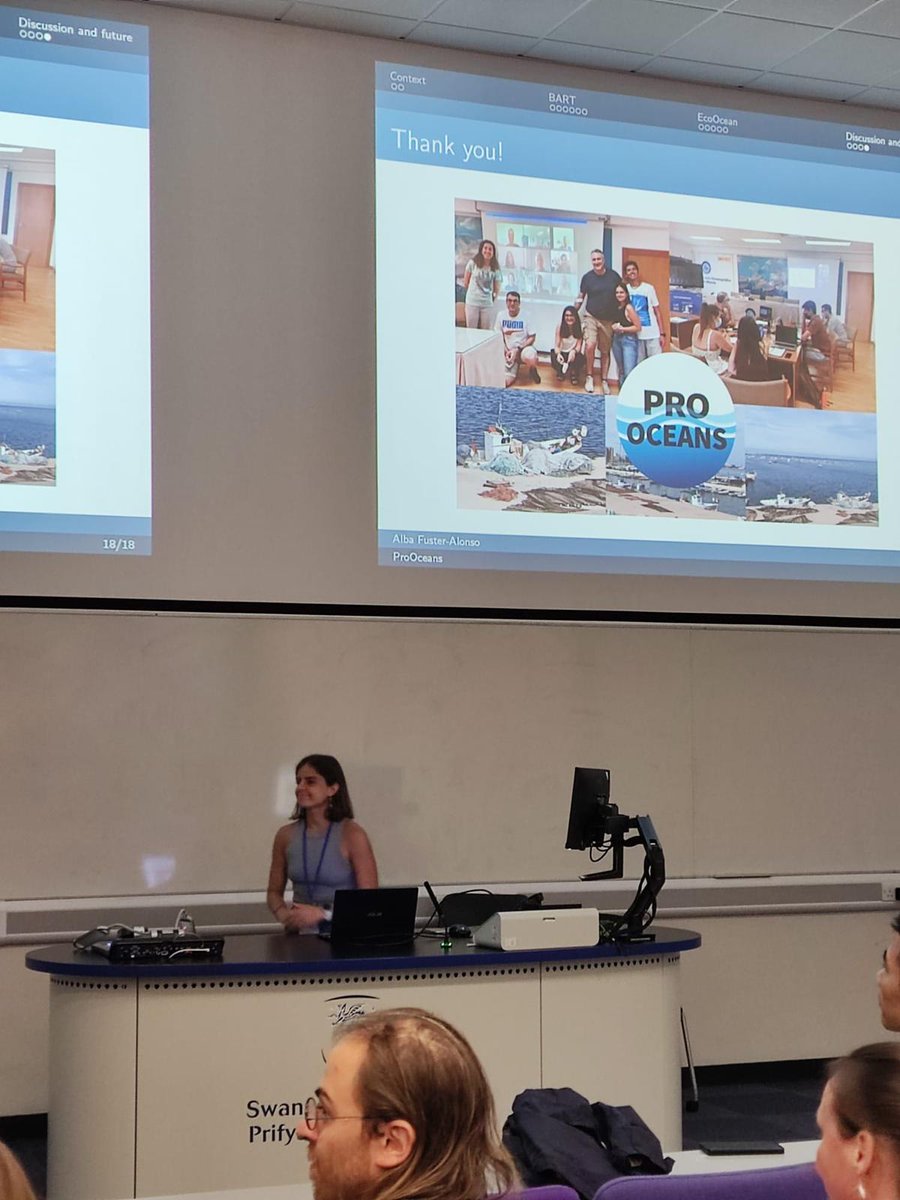 iMARES_group's tweet photo. This week at #ISEC2024 Conference 🌍, Alba F. and Jorge M. presented their groundbreaking research on Species Distribution Models (SDMs) at a global scale 📊. 
Their work is a significant contribution to the #ProOceans project 🌊!

@ICMCSIC https://t.co/hoOW1BKLu7