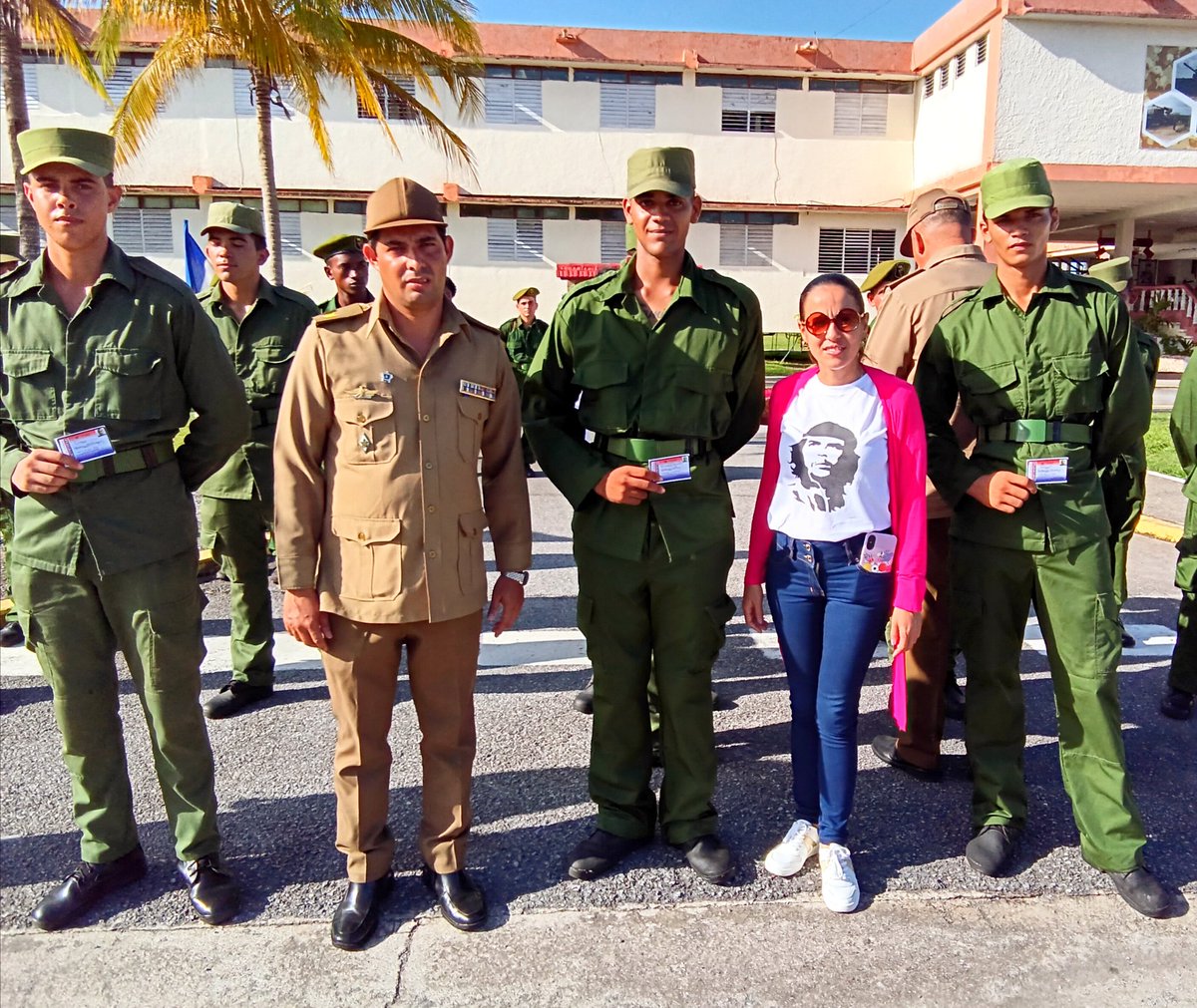 🔴🟢🔵| Hoy esta generación revolucionaria, es ejemplo por su dedicación diaria a la defensa, como guardianes de las conquistas del pueblo trabajador y por estar inmersa en la batalla para defender la Revolución cubana. #Cuba 🇨🇺