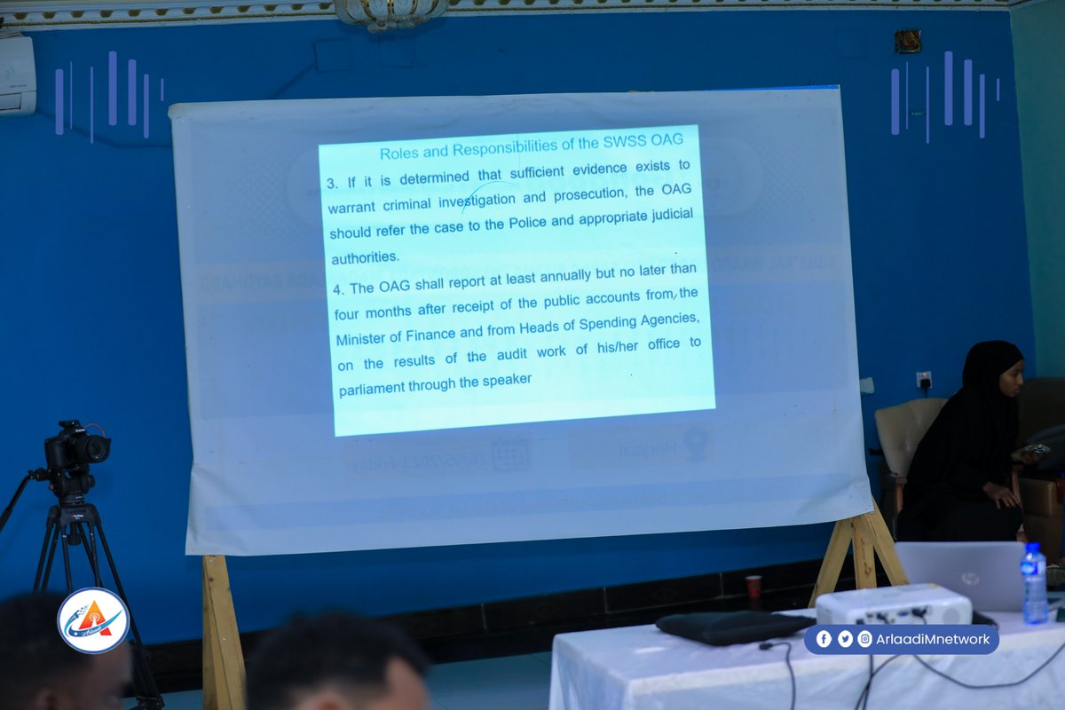 ArlaadiMnetwork's tweet image. PICTURES: Two-day high-level technical MDAs and Independent institutions sanitization event for #SouthWest state's Office of Auditor General was held in the interim capital #Baidoa between 17th-18 July. #Somalia