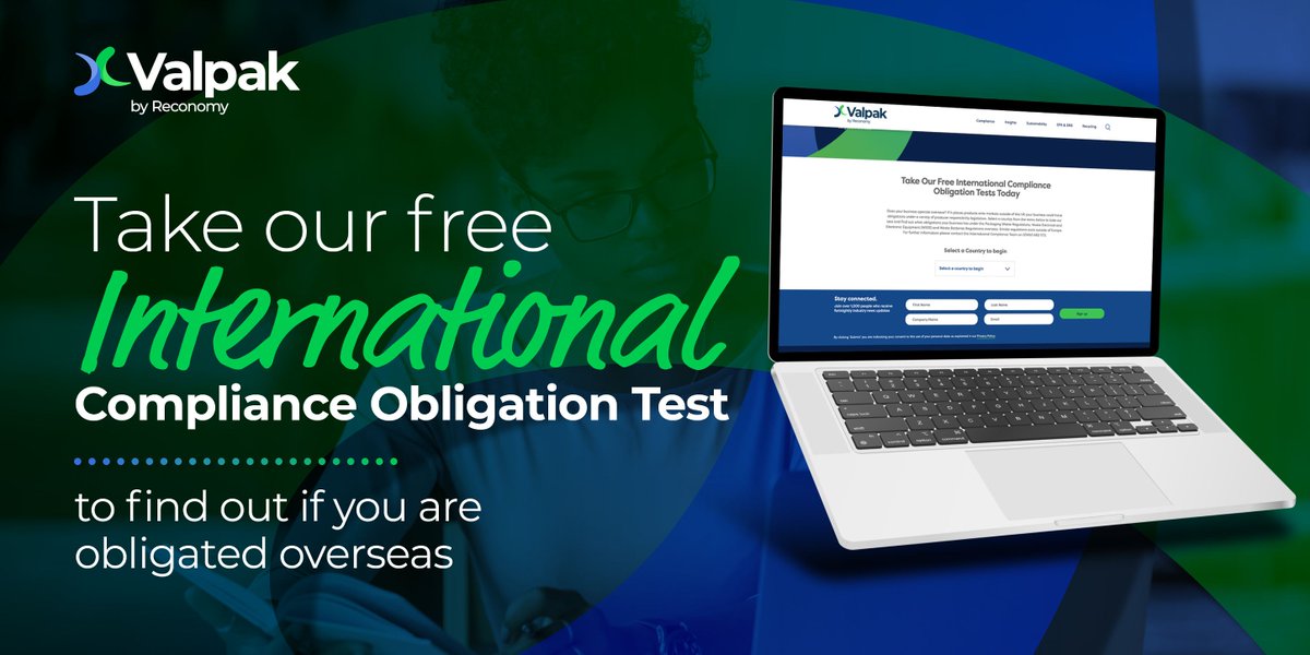 Does your business operate overseas? 🌎 If you're placing products onto markets outside the UK, your company might have environmental obligations under various producer responsibility legislation across the globe.

Take our FREE test to find out 🔗 okt.to/StLHRi
