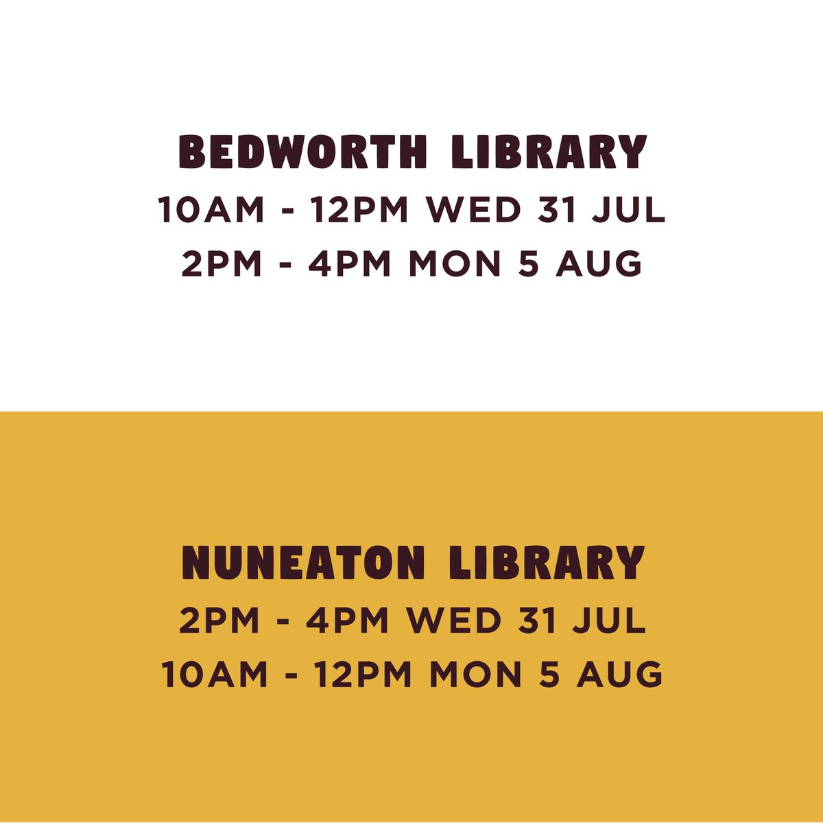 Public workshops for Babylon Gamelan will be coming to Nuneaton and Bedworth libraries on  Wednesday, 31 July, and Monday, 5 August. The workshops are produced by <a href="/artichoketrust/">Artichoke</a> as part of the Creative Explorers programme. #CreativeBorough