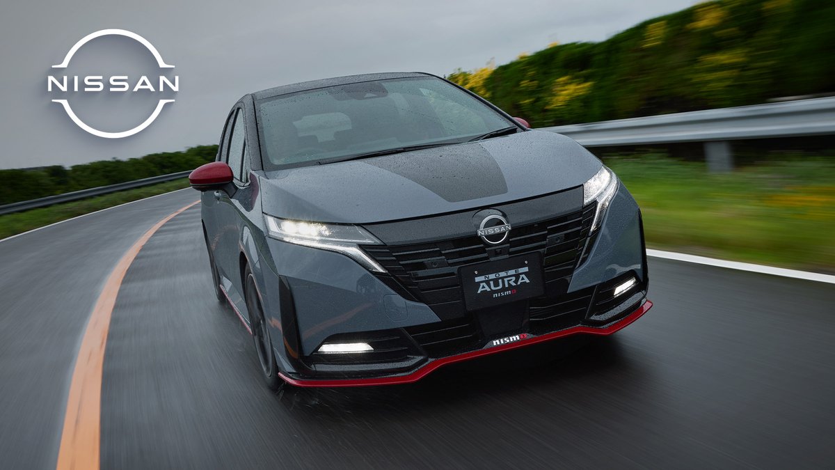 NissanGlobal's tweet image. 「ノート オーラ NISMO」を国内向けに発売🏁

「駿足の電動シティレーサー」をコンセプトに「より速く、気持ち良く、安心して走れるクルマ」を追求。レースでの知見を活かし、#NISMO らしい空力性能と、 #ePOWER で心地よい走りを実現しました。

global.nissannews.com/ja-JP/releases…

#日産