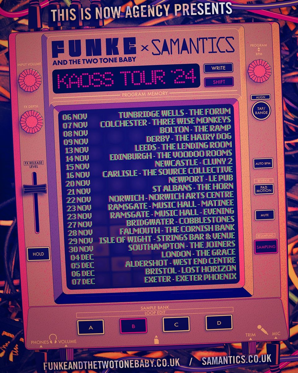 🎟️🎟️🎟️ for The Kaoss Tour are on sale now!! It's going to be outrageous.