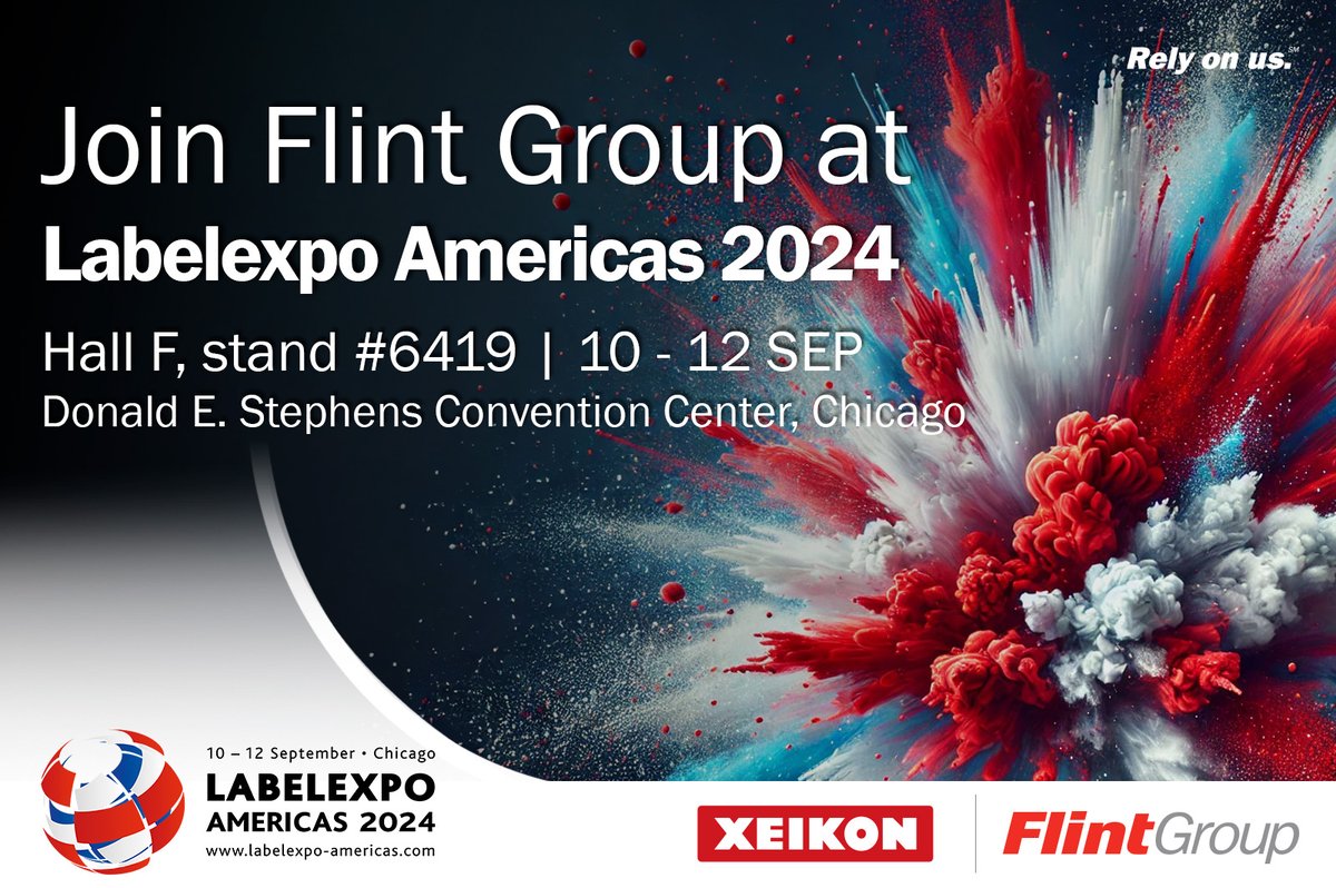 Flint Group and Xeikon to showcase innovations driving print efficiency and sustainability at Labelexpo Americas in September dlvr.it/T9lPdT