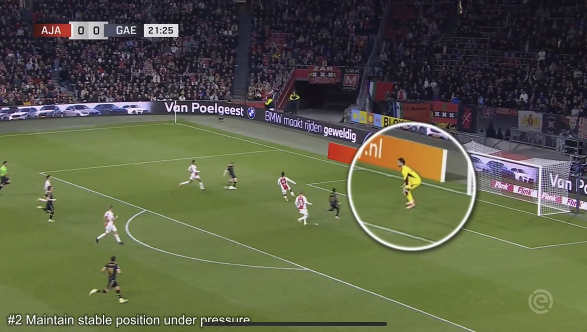 Congratulations, <a href="/marcsole01/">Marc Solé Sureda</a> , on your editing and explanations. The first action is a wonderful example of the goalkeeper's defensive behaviour. He's either defending space or defending his goal.