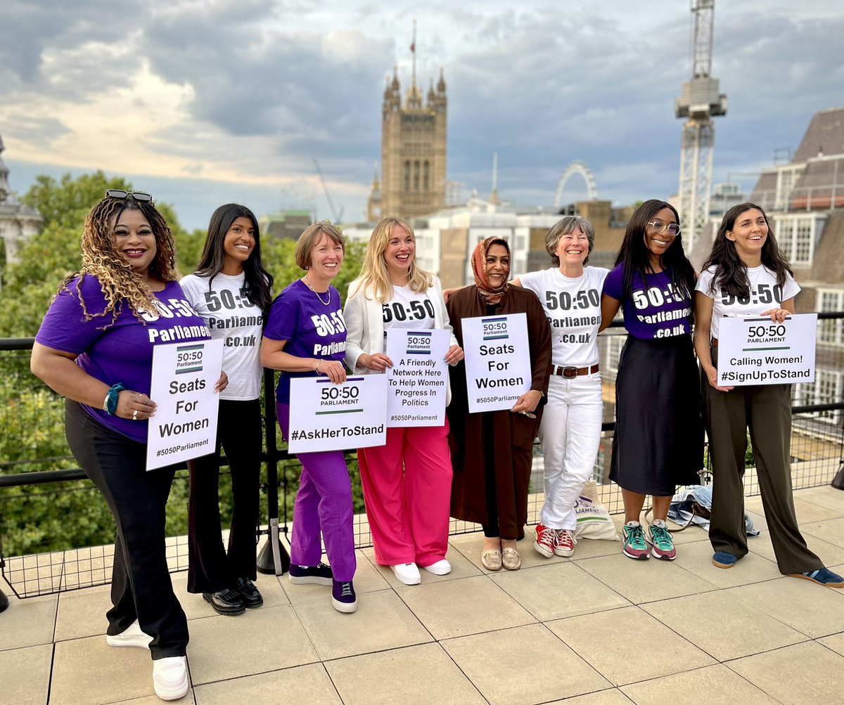 As the dust settles on this year’s #GE, I caught up with <a href="/5050Parliament/">50:50 Parliament</a> last night. Proud that <a href="/UKLabour/">The Labour Party</a> has achieved such a diverse Parliament. 46% of Labour MPs are women, and it has taken 800 years, but we finally have our first chancellor! 👏 👏🏻 👏🏾 🌹