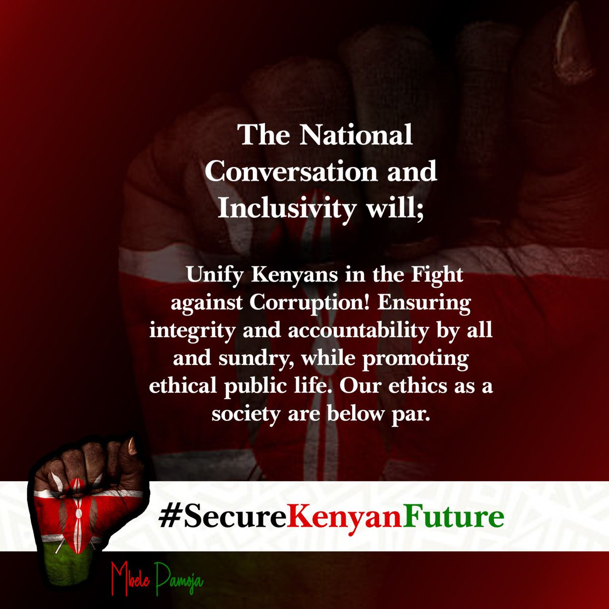 Gandalf_vih's tweet photo. Strengthening institutions to resist political influence is crucial for maintaining stability and providing essential services to all Kenyans.Mbele Pamoja
#SecureKenyanFuture https://t.co/KO1CCw8EP5