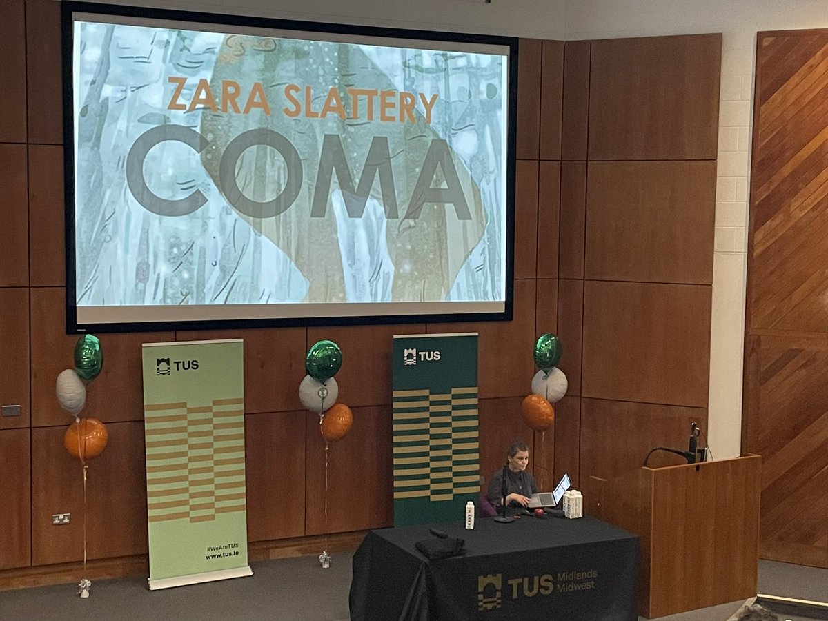 Nsousanis's tweet image. Wonderful talk by @inksplattery on her process (thumbnails), creating coma &amp;amp; other work. Amazing drawings &amp;amp; so much thought &amp;amp; care in all of it! #GraphMed2024 (plus heart connection on her attention to accuracy “someone knows if I got it wrong” - hear hear, this drives me too…)