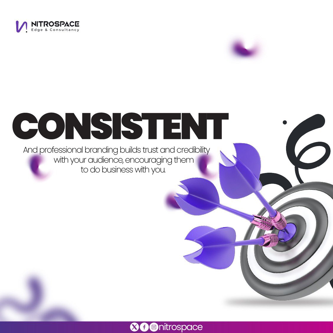 NitrospaceEdge's tweet image. Strong branding helps distinguish your business from competitors, making it easier for customers to identify and choose your products or services.
Branding can elevate the perceived value of your products or services.
Brand that business today 
#MarketingStrategy #marketingagency