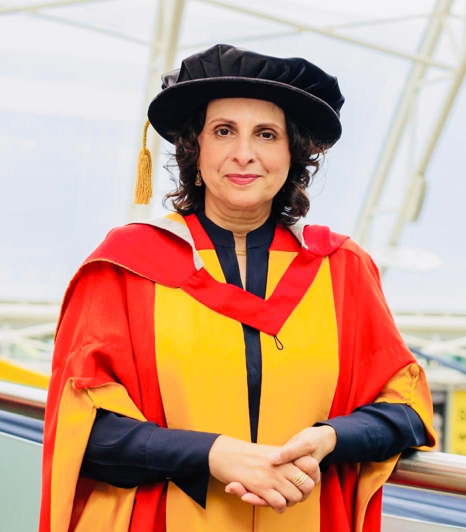 Thank you so much <a href="/UniofBradford/">University of Bradford</a> and VC
<a href="/ShirleyCongdon/">Shirley Congdon</a> for awarding me an honorary doctorate. It means a lot, my father would have been thrilled. Well done to all who graduated, you did it! All the best.