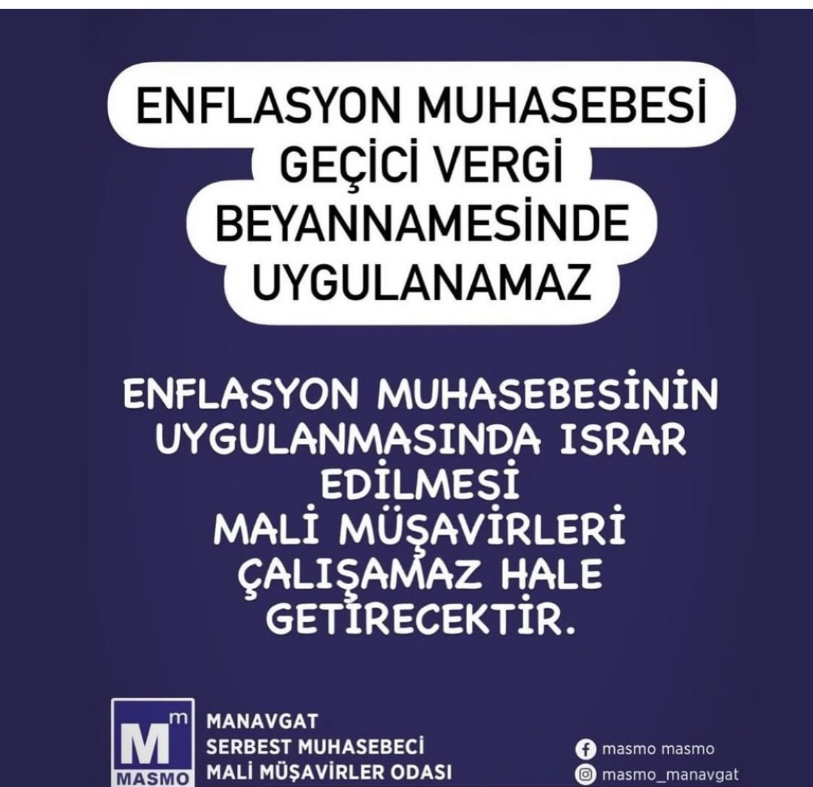 #enflasyonmuhasebesiyıllıkolmalı #enflasyonmuhasebesiyıllıkolmalıdır #EnflasyonDüzeltmesi #EnflasyonMuhasebesi 
Enflasyon muhasebesi yıllık olmalıdır
<a href="/HMBakanligi/">T.C. Hazine ve Maliye Bakanlığı</a> <a href="/memetsimsek/">Mehmet Simsek</a>
