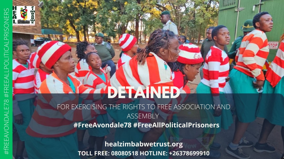 We must not and cannot afford to keep quiet in the face of repression. The #Avondale78 were arrested for exercising the rights to free association and assembly. They need your voice and mine. Lest they be forgotten in the dungeons.
