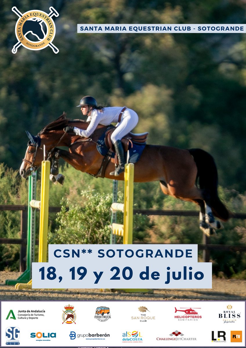 SGPLUSotogrande's tweet image. El tercer concurso de la temporada 2024 de Santa Maria Equestrian Club se celebra hasta el próximo sábado 20 de julio

#sgplusnoticias #sgplusdeportes #hipicasotogrande #csnsotogrande #santamariaequestrianclub

sgplus.es/comienza-el-cs…
