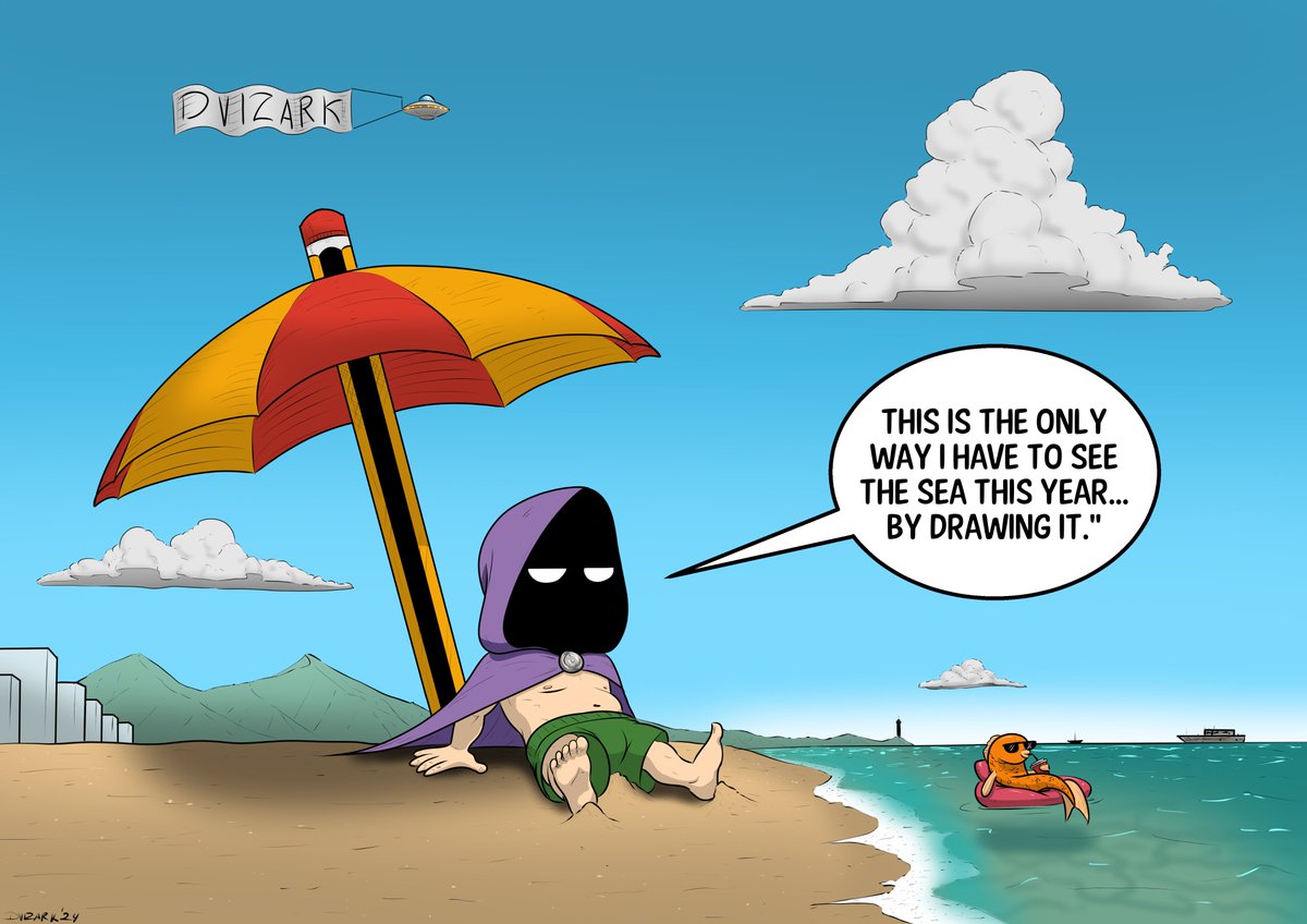 dvizark's tweet photo. It's summer in my country, so I took a mini vacation. What are you doing at this time of the year?

#dvizark #comic #comics #comicbook #commissions #commissionsopen #fantasy #fantaycharacters
#dndcomic #dndcharacters #dndcommission #dndcommissions #dndart #dndartist https://t.co/LL0q2K4Lyy