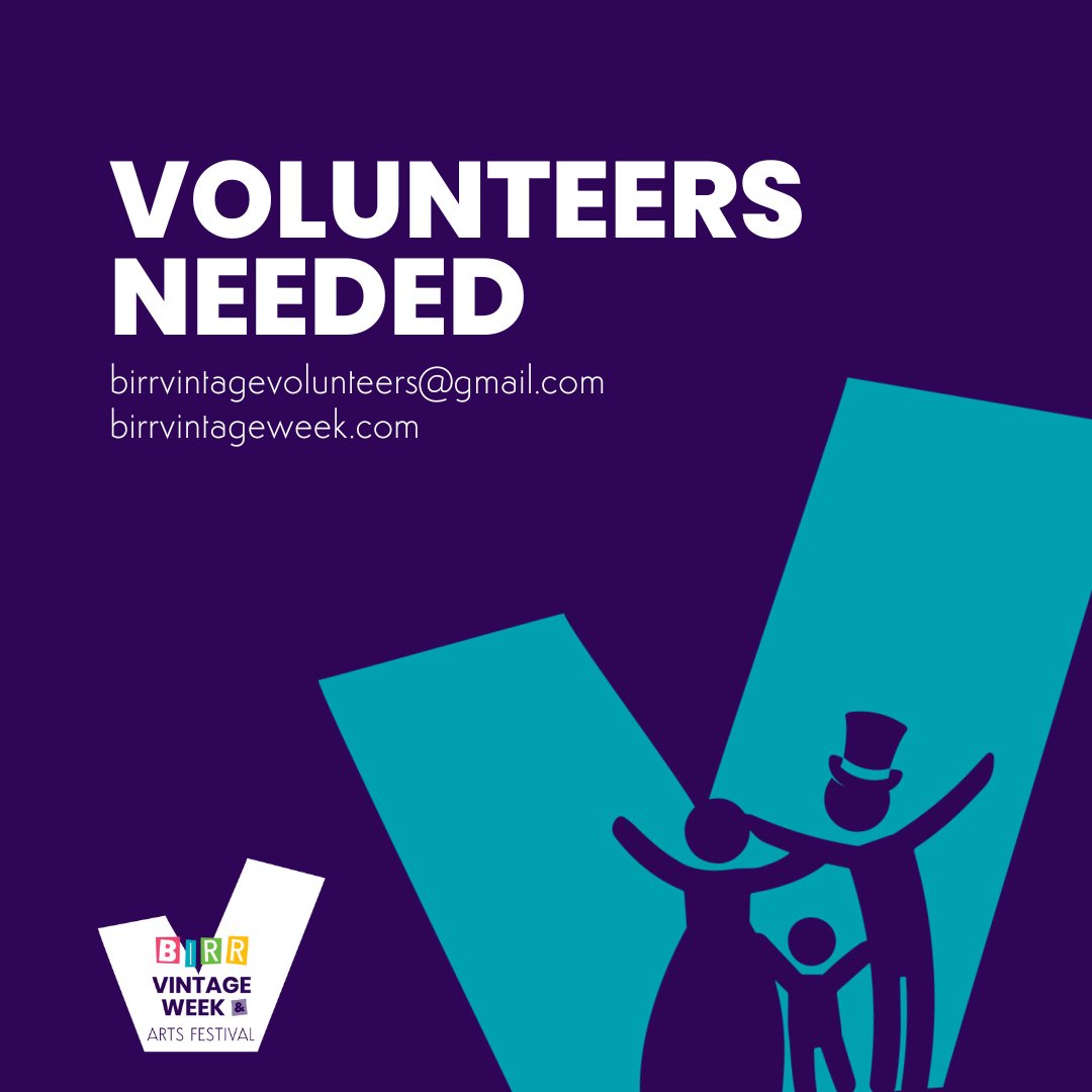 🎩 VOLUNTEERS NEEDED
Vintage Sunday Parade

We're expecting another huge crowd for our Vintage Sunday Parade on the 4th of August and need additional volunteers to help out as stewards on the day.
​
📧 birrvintagevolunteers@gmail.com
Sign up NOW: birrvintageweek.com/volunteer