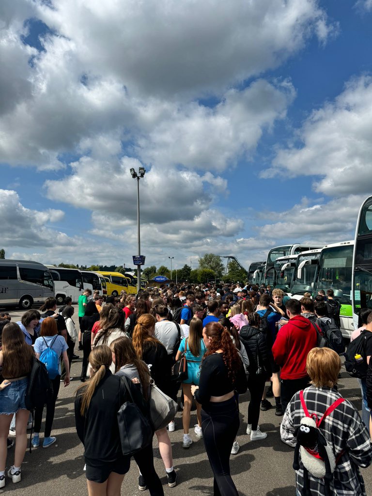 StJuliansSchool's tweet photo. A big thank you to everyone that helped organise or attended our end of term trips yesterday. 
We hope our students had a great day at whichever theme park they visited 🎢☀️ https://t.co/pVU6iSTSSb