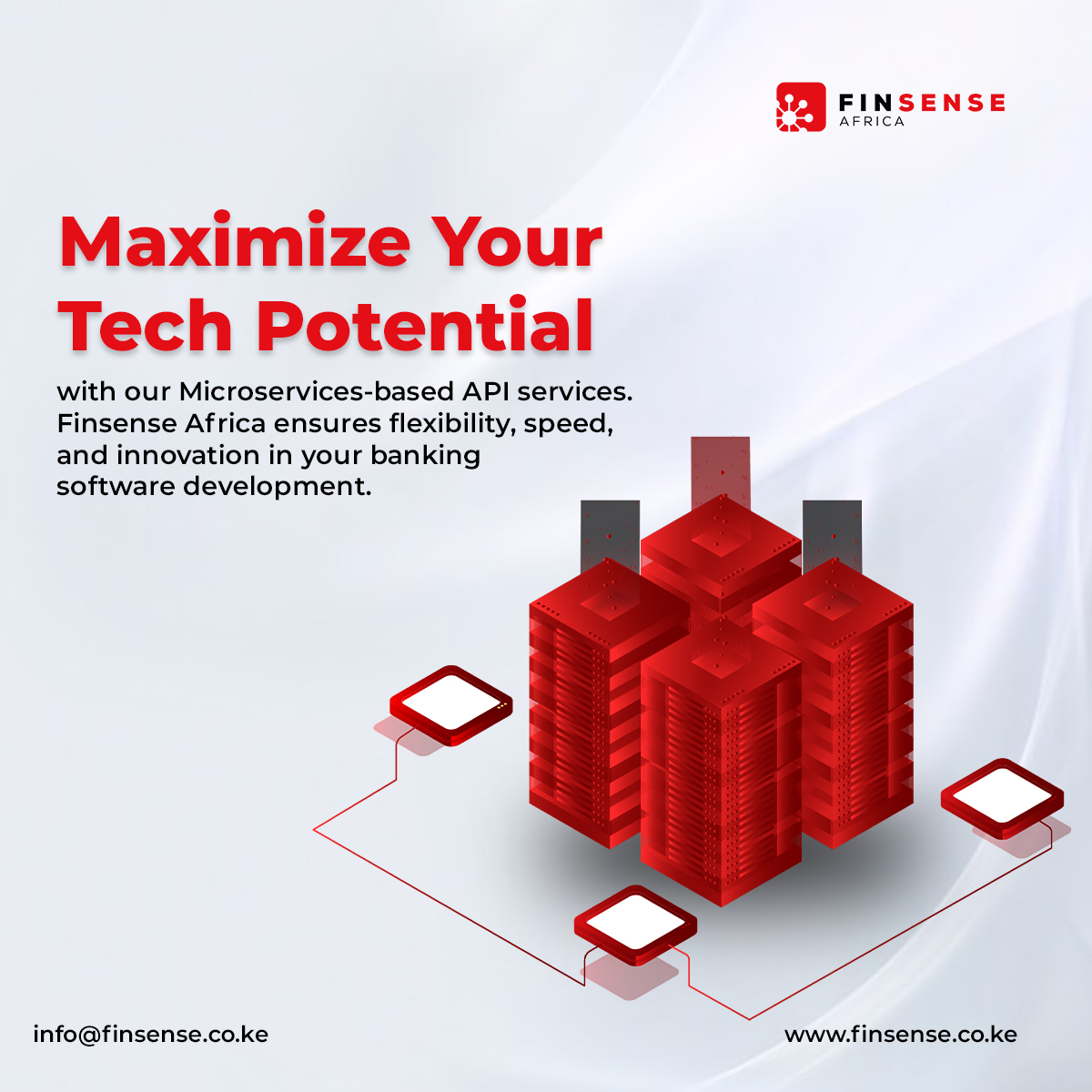 FinSenseAfrica's tweet image. Leverage data-driven insights with our microservice-based API solutions. Make informed decisions and optimize your bank's operations for the future.
Visit us at finsense.co.ke
#bankinginnovation #fintechAPI #openbanking #cloudnative #banksecurity