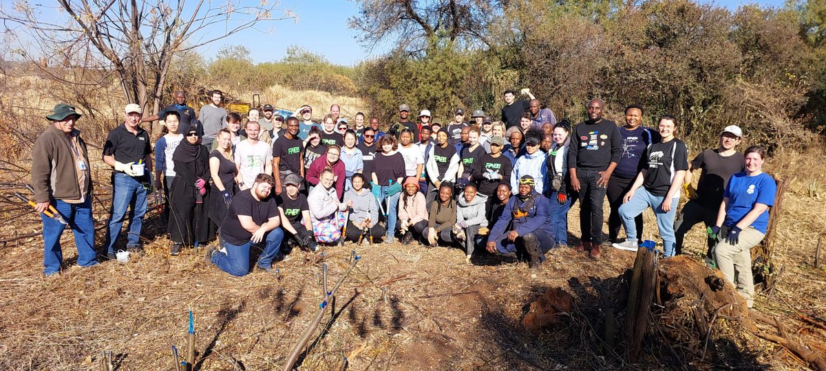 Honoring #MandelaDay, the FABI team joined forces to remove invasive trees and clean up our streets. Small actions can make a big impact. Let's continue Mandela's legacy of community service and environmental stewardship! 🌍💪 #67Minutes #FABI