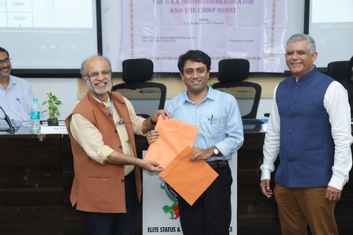 Nanomedicine Research Group (@nanomedicineict) on Twitter photo #Congratulations to our research scientist, Dr. Joydeb Mukherjee for receiving the prestigious ICT Golden Jubilee Innovative #PhD (Tech) Thesis Award (2022-23) & the Dr. K.H. Gharda Best Thesis Award (Chemical Engineering) (2022-23) at the <a href="/ICTMumbai1933/">Institute of Chemical Technology</a>’s Annual Day Celebrations #Congratulations to our research scientist, Dr. Joydeb Mukherjee for receiving the prestigious ICT Golden Jubilee Innovative #PhD (Tech) Thesis Award (2022-23) & the Dr. K.H. Gharda Best Thesis Award (Chemical Engineering) (2022-23) at the <a href="/ICTMumbai1933/">Institute of Chemical Technology</a>’s Annual Day Celebrations
