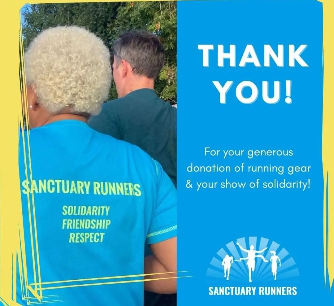 A huge thank you to everyone who donated running clothes and shoes recently, including <a href="/DSDAC/">Dundrum South Dublin AC</a> <a href="/CabinteelyAC/">Cabinteely AC</a> <a href="/RahenyShamrock/">Raheny Shamrock</a> 🙏
