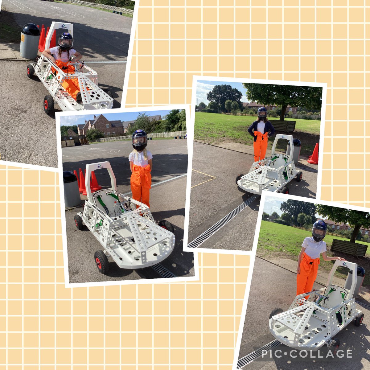 CamblesSchool's tweet photo. Year 6 have loved driving the electric car that they built with the help of @DraxGroup #5daysoffun https://t.co/WoJQV9NkSl