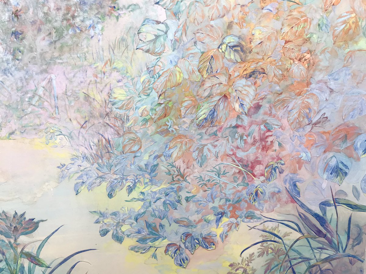 「大学の課題の風景画藝祭(9月6,7,8)で展示しますので是非見に来てください日本」|除夜のイラスト