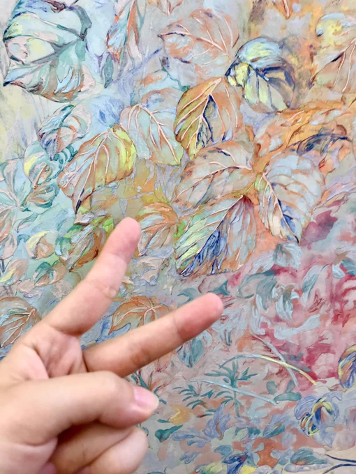 大学の課題の風景画藝祭(9月6,7,8)で展示しますので是非見に来てください日本画の小作品とオリジナルイラストの販売もある予定です 