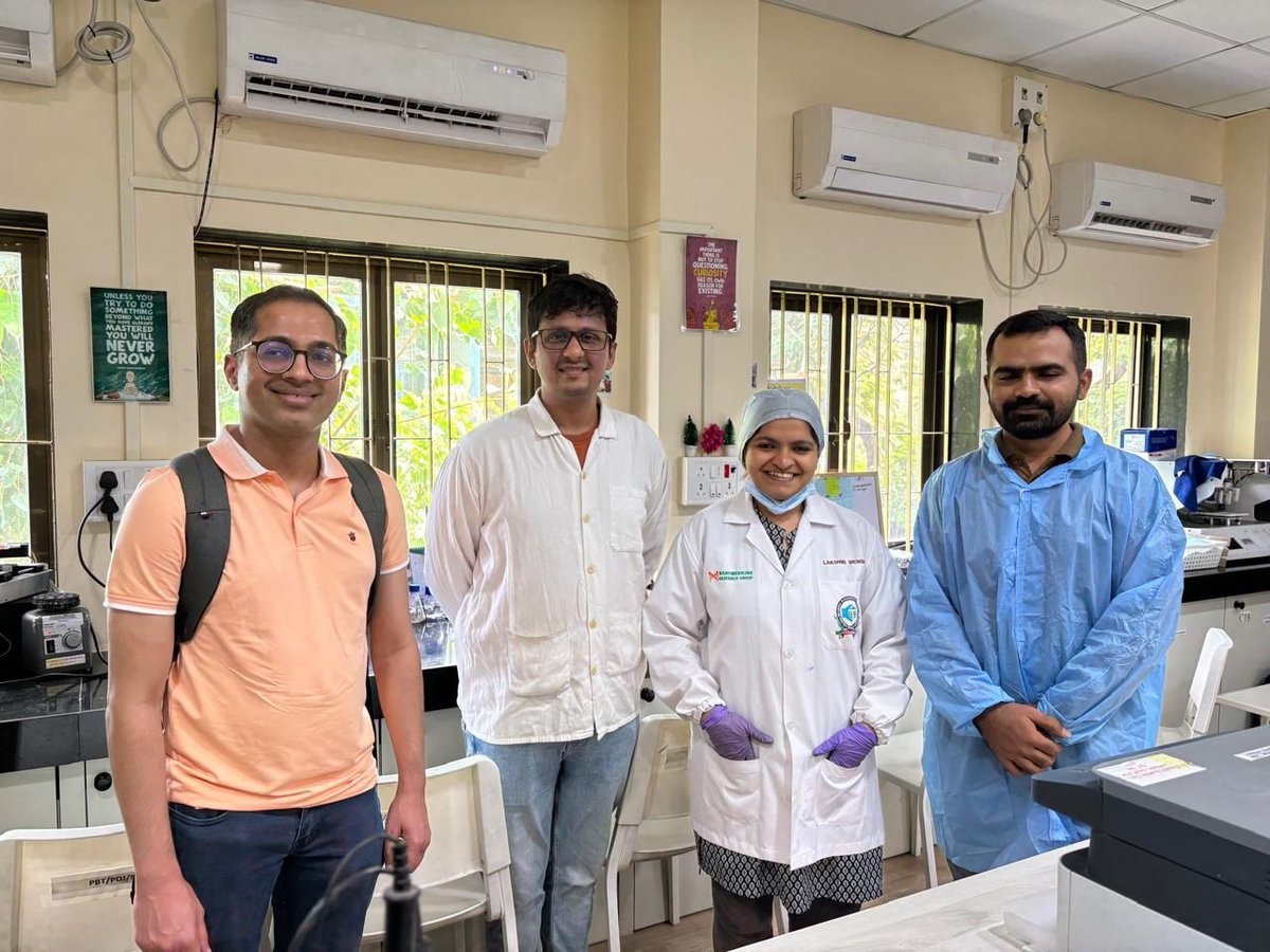 Nanomedicine Research Group (@nanomedicineict) on Twitter photo Honored to host Dr. Dhananjay Nawandar, Chief Scientific Officer at VJ Biosciences & co-founder of Stealth Start-up UK, at our research facilities. His discussions with our #PhD scholars have inspired them to explore new avenues in their #research work! <a href="/DNAwandar_er/">Dhananjay Nawandar</a> <a href="/RatneshICT/">Ratnesh Jain</a> Honored to host Dr. Dhananjay Nawandar, Chief Scientific Officer at VJ Biosciences & co-founder of Stealth Start-up UK, at our research facilities. His discussions with our #PhD scholars have inspired them to explore new avenues in their #research work! <a href="/DNAwandar_er/">Dhananjay Nawandar</a> <a href="/RatneshICT/">Ratnesh Jain</a>