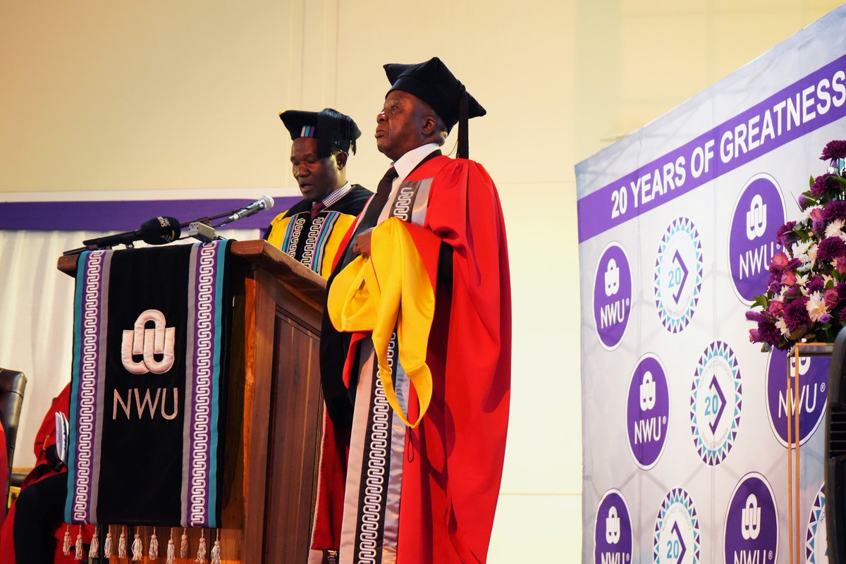 theNWU's tweet photo. Dr Masego Ezekiel 'Easy' Matjila is officially a member of the NWU family! Today, NWU proudly conferred him an Honorary Doctorate (Honoris Cause) in Humanities, marking his official welcome.

#MyNWU #20yearsofgreatness #NWUgrads #NWUAlumni https://t.co/oijpM9Zh1c