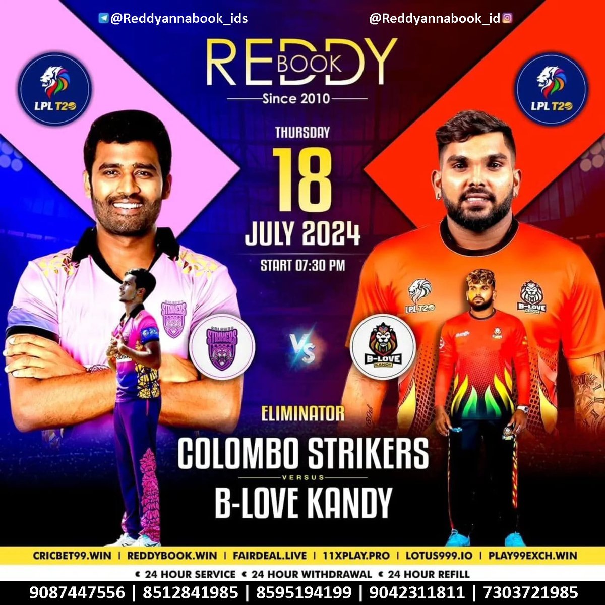 Reddyanna_2002's tweet photo. Official website- https://t.co/WhDNVa783R
Contact no.- 8826501986 , 7776907778
Instagram- https://t.co/VgkCRq8gph
Step into the world of cricket like never before with Reddy Anna.
#ReddyAnna
#ReddyAnnaBook
#ReddyAnnaClub
#ReddyAnnaOnlineBook
#ReddyAnnaLogin https://t.co/bvJWBfPCSY