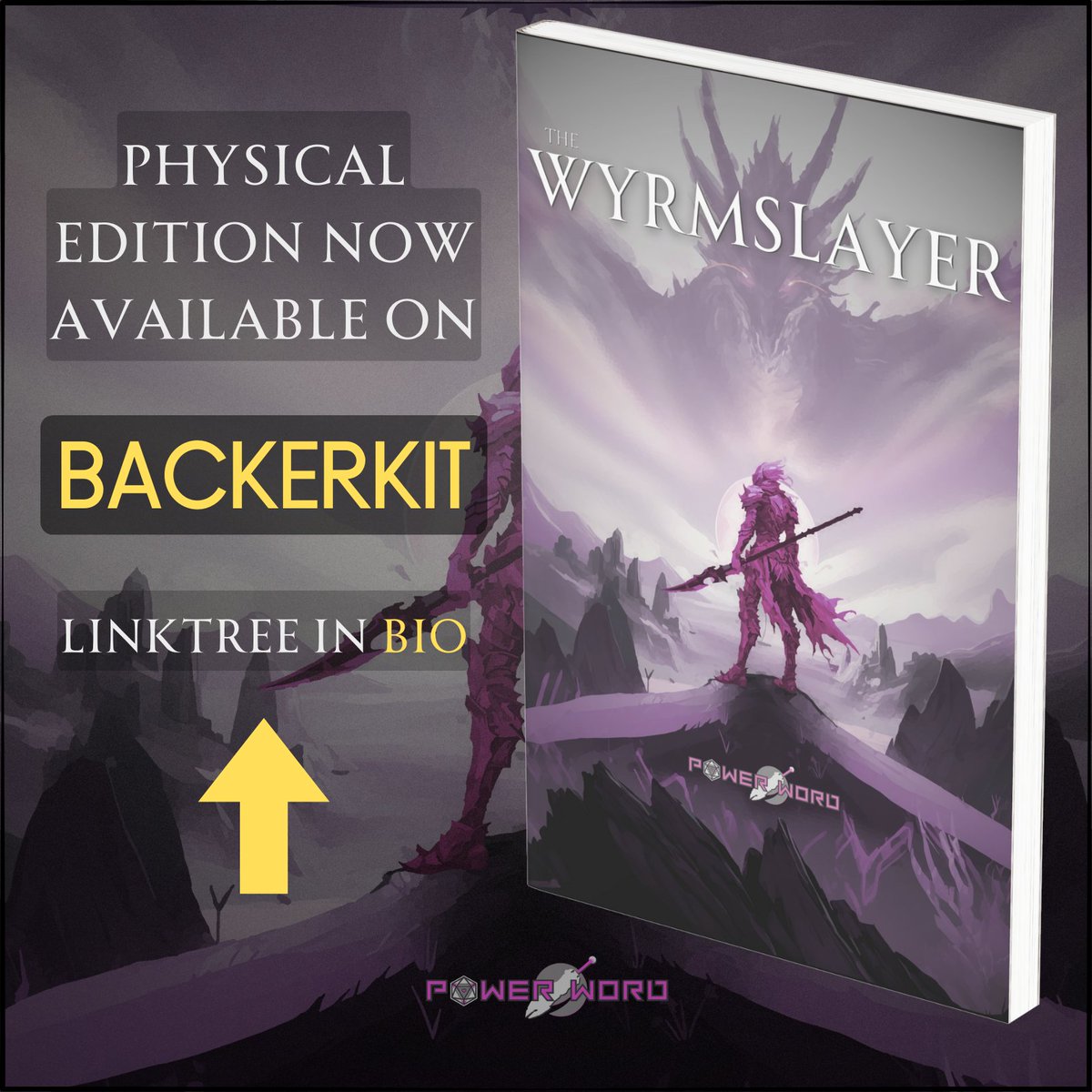 PowerWordTT's tweet photo. Yeah, we're making books now. 📖

Get your full colour hardback physical edition of The Wyrmslayer, A full original class for Dungeons and Dragons 5th Edition. 🐲

Link In Our Bio!

#dnd5e #PowerWord #TTRPGs #DnD #dragons #books #art https://t.co/kYgsWGHXmZ