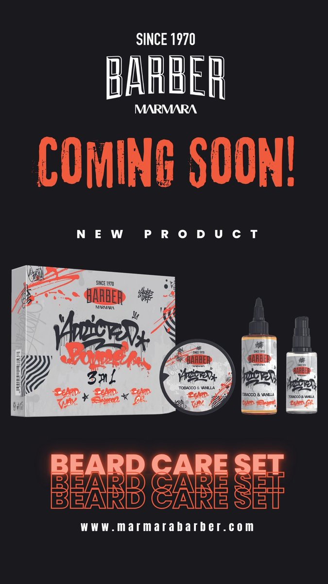 marmarabarber's tweet photo. Beard Care Collection ✨🧔

Beard Wax-Shape and control your beard effortlessly with our natural wax blend.

Beard Shampoo- Cleanse and hydrate your beard daily, leaving it refreshed and healthy.

Beard Oil-Nourish and soften your beard for a healthy shine and smooth texture. https://t.co/bjormVDldG
