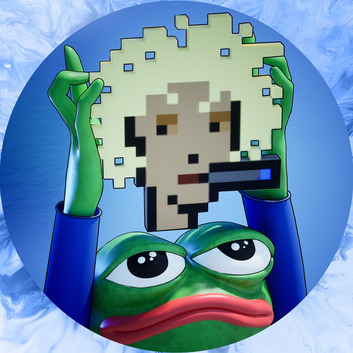 TrystanNFT's tweet photo. GM $SKOP FAM 🐸💀🌞

The family is growing and the skull fans are very close. Don't forget the sticker contest with 15 winners!
👉https://t.co/cbBSwcZen1

A new Hedz will soon be up for grabs, and we're brainstorming the most fun way to do it. Spread the word about $SKOP!

Also, a reminder to @jessepollak  : your personalized Skull of Pepe art is available! We'll send it to the wallet of your choice. Let us know😉

Have a good day, everyone 😍