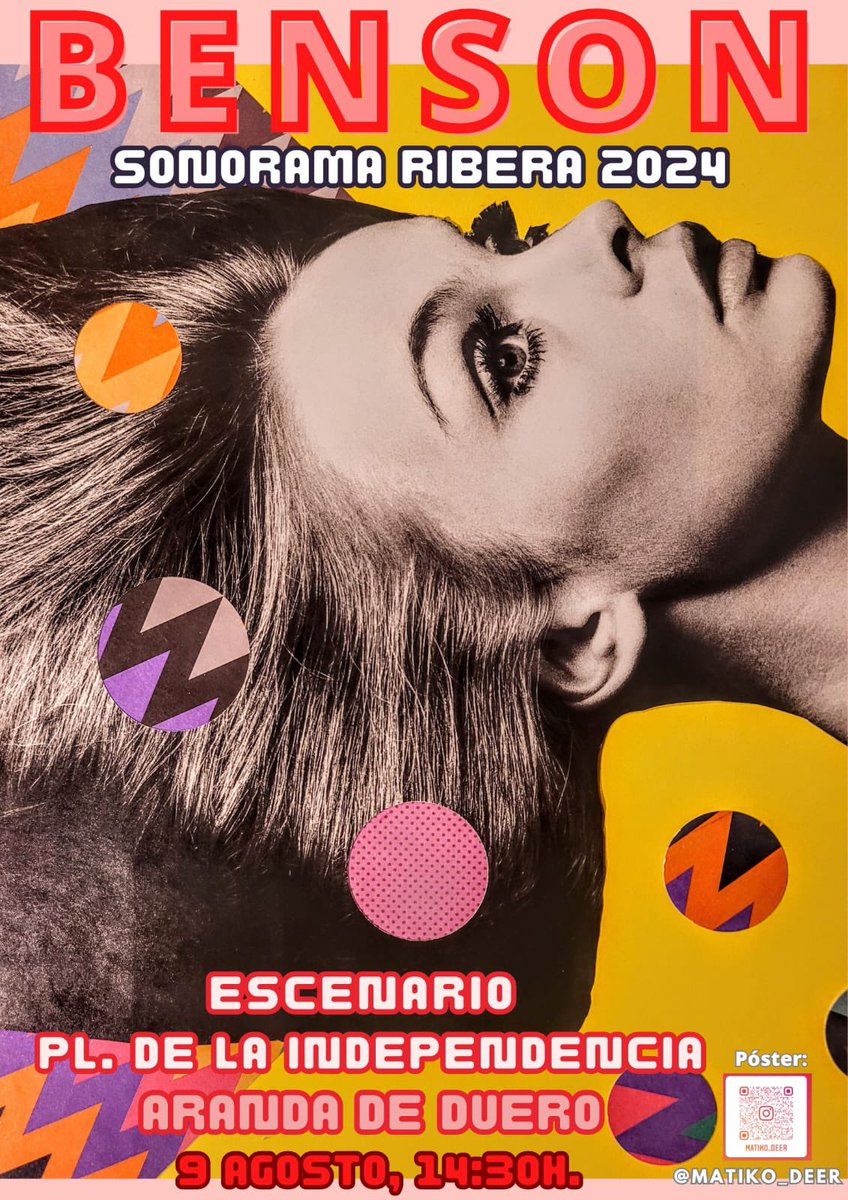 BensonAzul's tweet photo. Con muchas ganas ya de que llegue el viernes 9 a las 14:30 en @sonoramaribera. Cartel de @Matiko_Deer https://t.co/nQpbMl7TIy