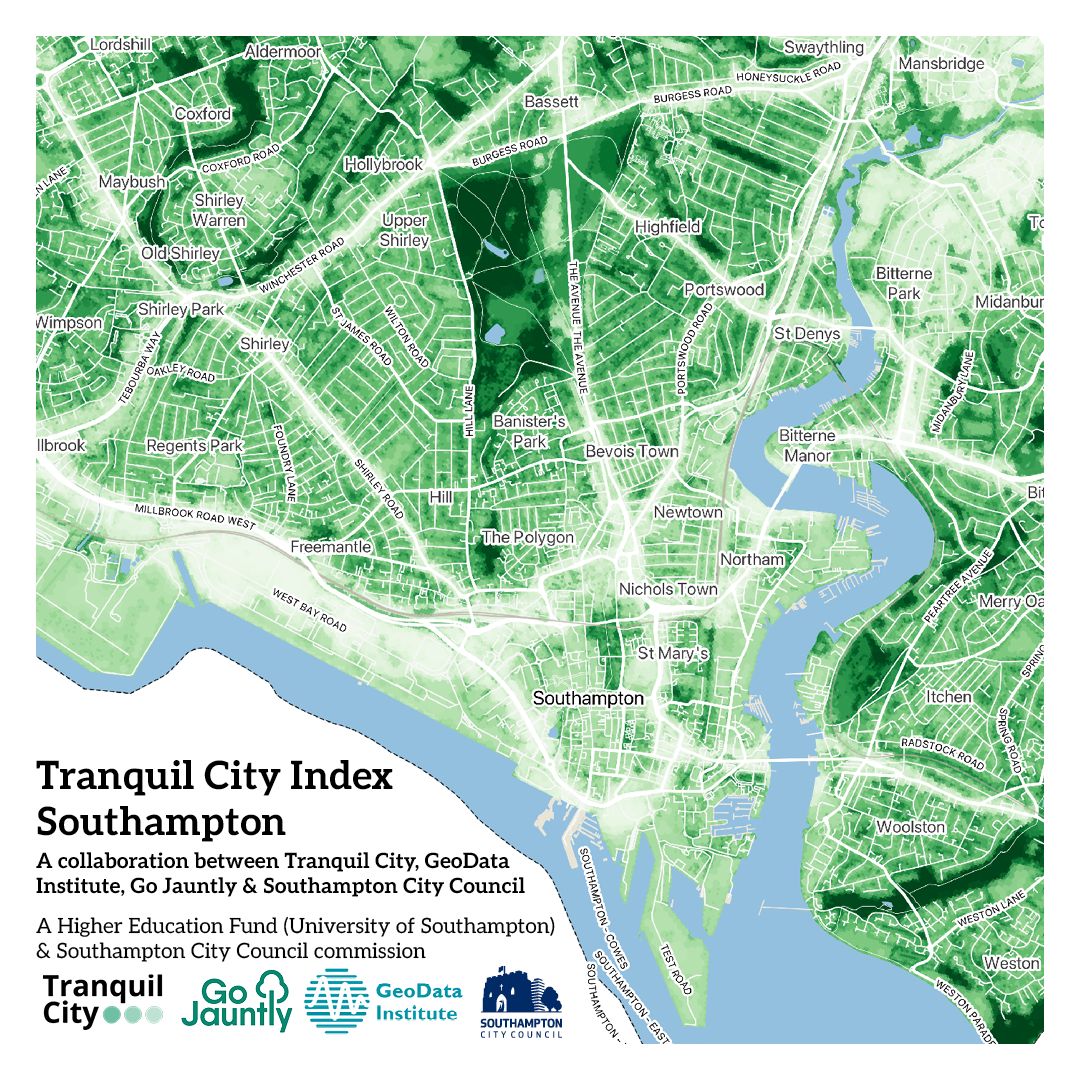 🎧 #WorldListeningDay is July 18th! 

GIS pros &amp; Southampton locals: Help us map tranquillity &amp; clean air routes in Bevois &amp; Coxford! We're combining advanced GIS with urban planning for healthier journeys.

Join our workshops on Mon 22 &amp; Tues 23 July - buff.ly/3WhB6zr