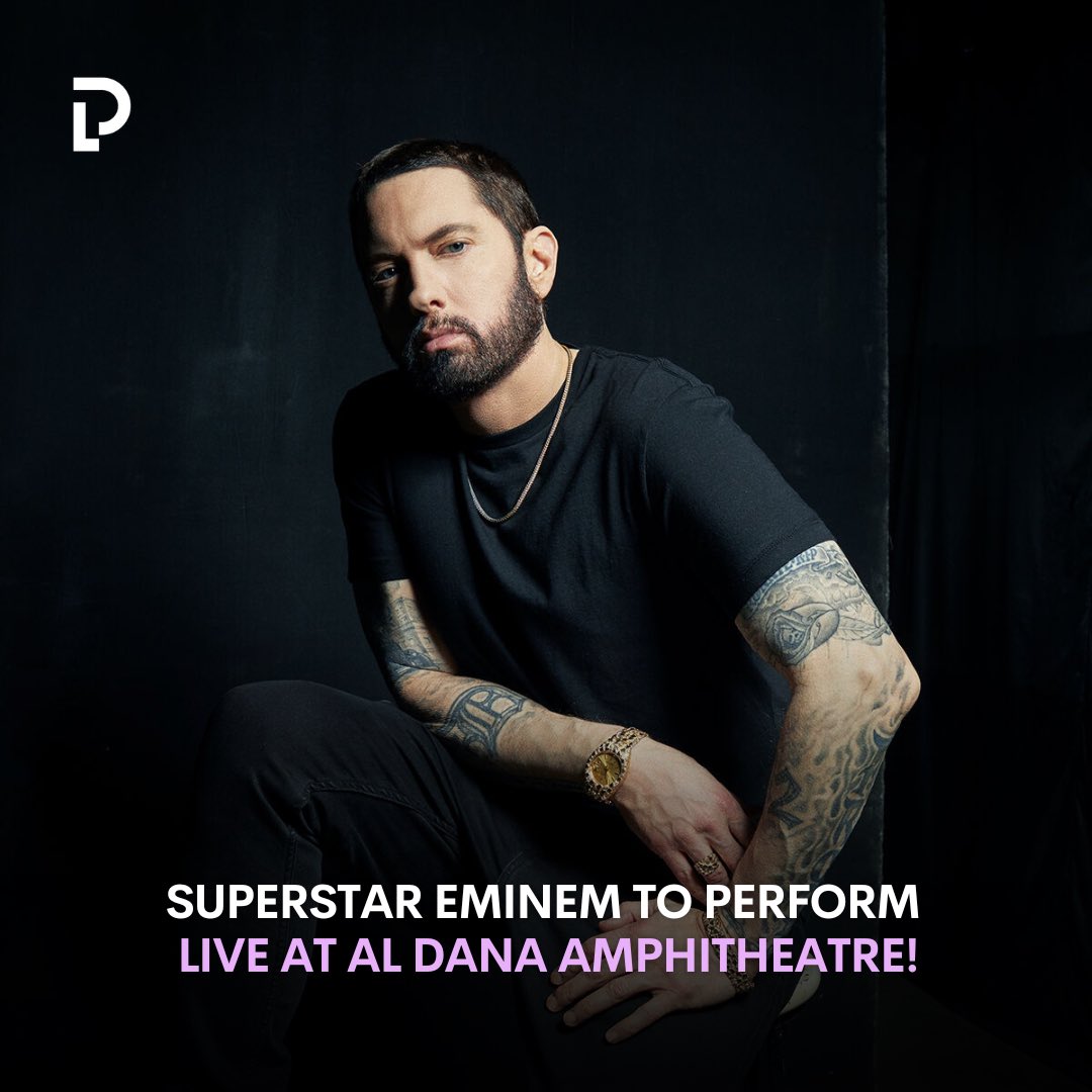 Platinumlistbh's tweet photo. Get ready to lose yourself in the music 🎤🔥 Eminem Live in Bahrain on Dec 10, 2024! 

Tickets dropping July 22nd – Download the Platinumlist App to book as soon as tickets are live, don’t miss out! 

#Platinumlist #Eminem  #Bahrain https://t.co/n9dywJjLRM